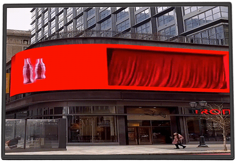 Loky Media LED billboard screen mockup